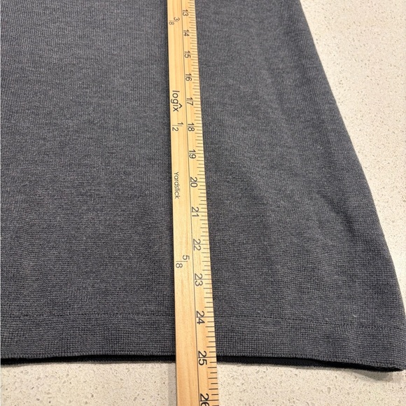 MILLY 100% Wool Gray Crewneck Sweater, Size L - Picture 6 of 9